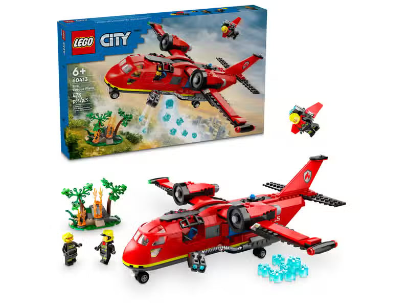LEGO City Avion de secours en cas d'incendie (60413)
